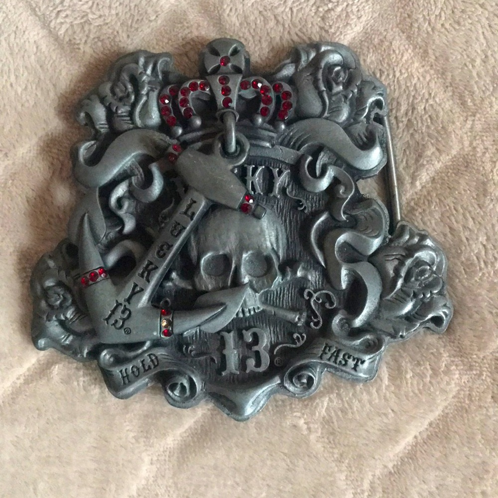 Lucky 13 Pirate Nautical Belt Buckle